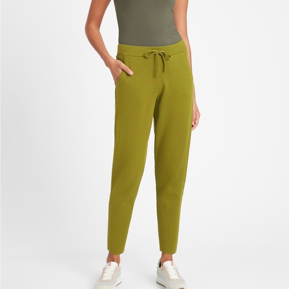 Banana Republic sweater jogger cinque terre green size M - Picture 1 of 5